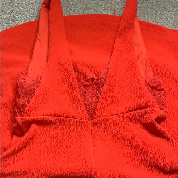 Forever 21 red plunging mini dress! - Picture 3 of 4